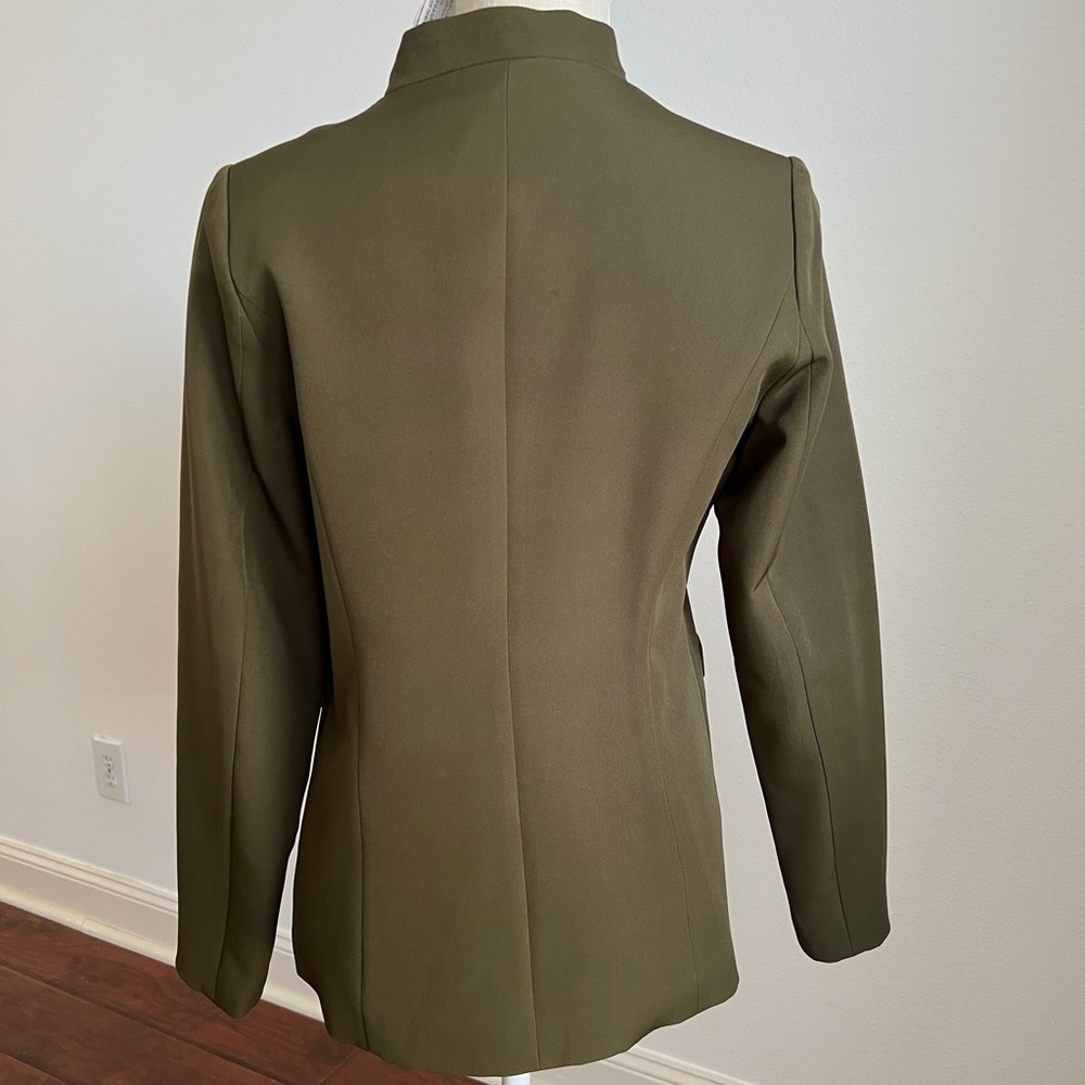 Military style women’s jacket, size: S. Fully lined, open front - Picture 10 of 11